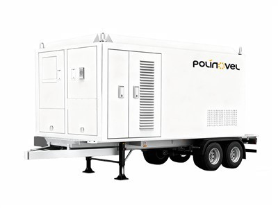 261 kWh 160 kW op een aanhanger gemonteerd mobiel energieopslagsysteem